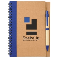 Picture of Custom Printed Eco Spiral Notebook and Pen