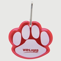 Branded Paw Shaped Reflective Collar Tag