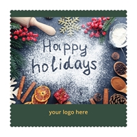 Holiday Cooking Microfiber Cloth Card