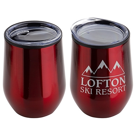 Picture of Custom 12 oz Stainless Steel Wine Goblet