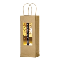 Custom Kraft Paper Wine Bag