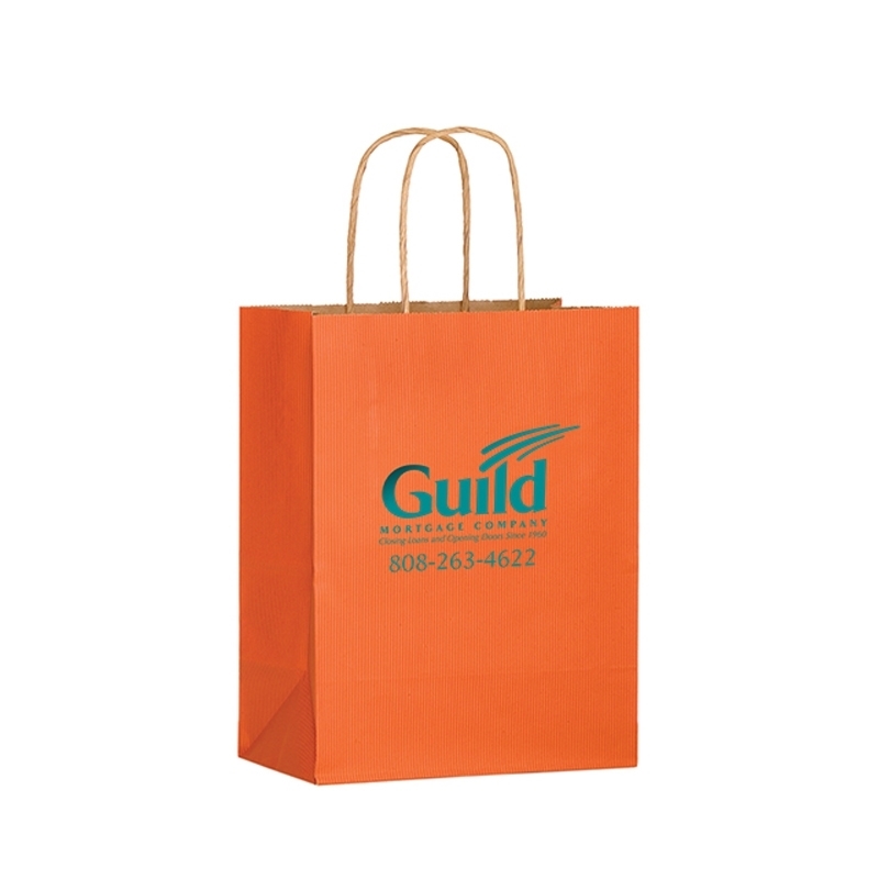 Foil Stamp Paper Bag 10x5x13