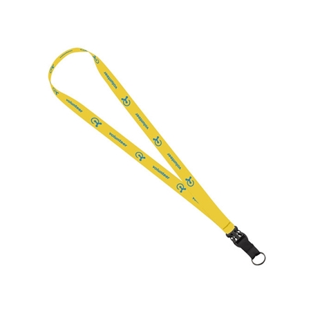 3/4" Lanyard with Slide-Release and Metal Split-Ring
