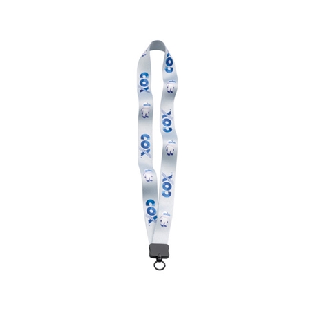 Picture of 1" Lanyard with Plastic Clamshell & O-Ring