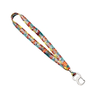 Picture of 3/4" Lanyard with Metal Crimp and Metal Bottle Opener