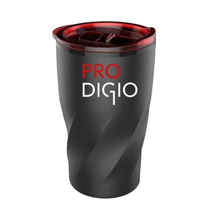 Picture of Custom 14 oz Black Stainless Steel Twisting Tumbler