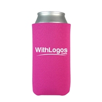 Pink 8 oz. Branded Slim Koozie