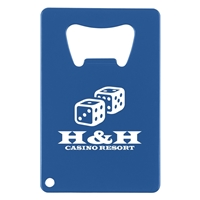 Credit Card Shaped Bottle Opener with Logo