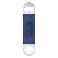 Blue Custom Debossed Bottle Opener