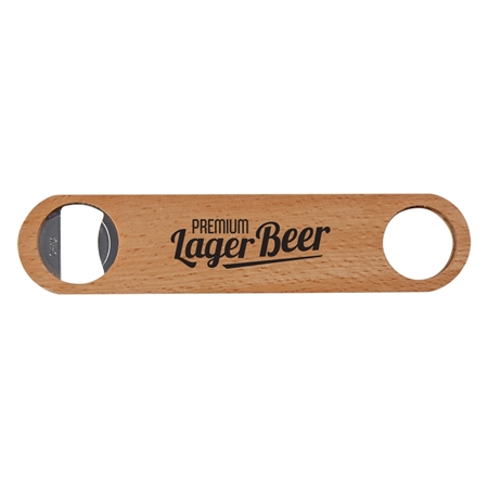 Picture of Custom Large Wood Bottle Opener