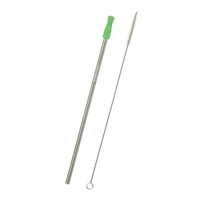 Picture of Custom Stainless Steel Straws with Cleaning Brush