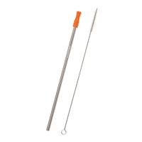 Picture of Custom Stainless Steel Straws with Cleaning Brush