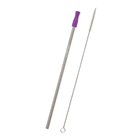 Picture of Custom Stainless Steel Straws with Cleaning Brush