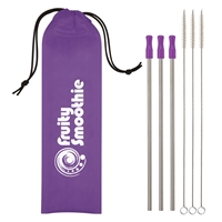 Picture of Custom 3 Pack Stainless Steel Straws