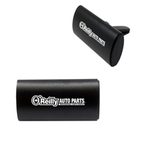 Promotional Black Clip Air Freshener with Aluminum Cover