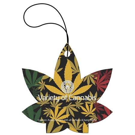 Custom Tek-Scent Air Freshener - Cannabis Leaf