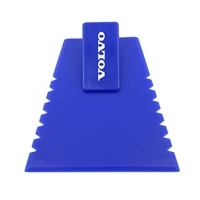 Promotional Ice Scraper with Visor Clip in Blue