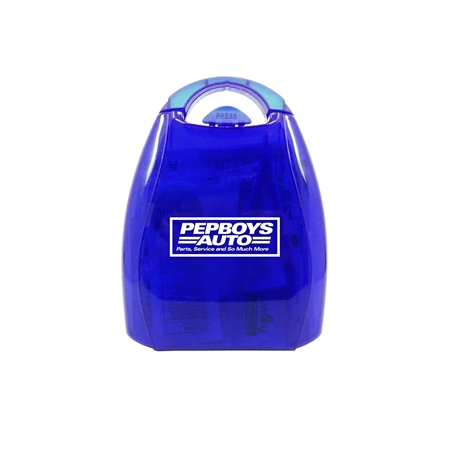 Promotional First Aid Kit with Handle in Blue