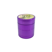 Custom Full Color Label Aluminum Grinder in Purple