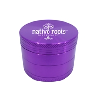 Promotional Aluminum Grinder with Direct Print in Purple