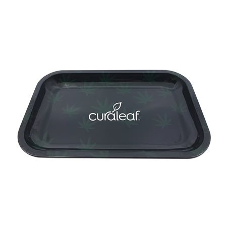 Promotional Custom Tin Tray with Small Leaf Design