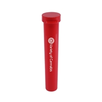 Custom Cannabis Storage Tube in Red