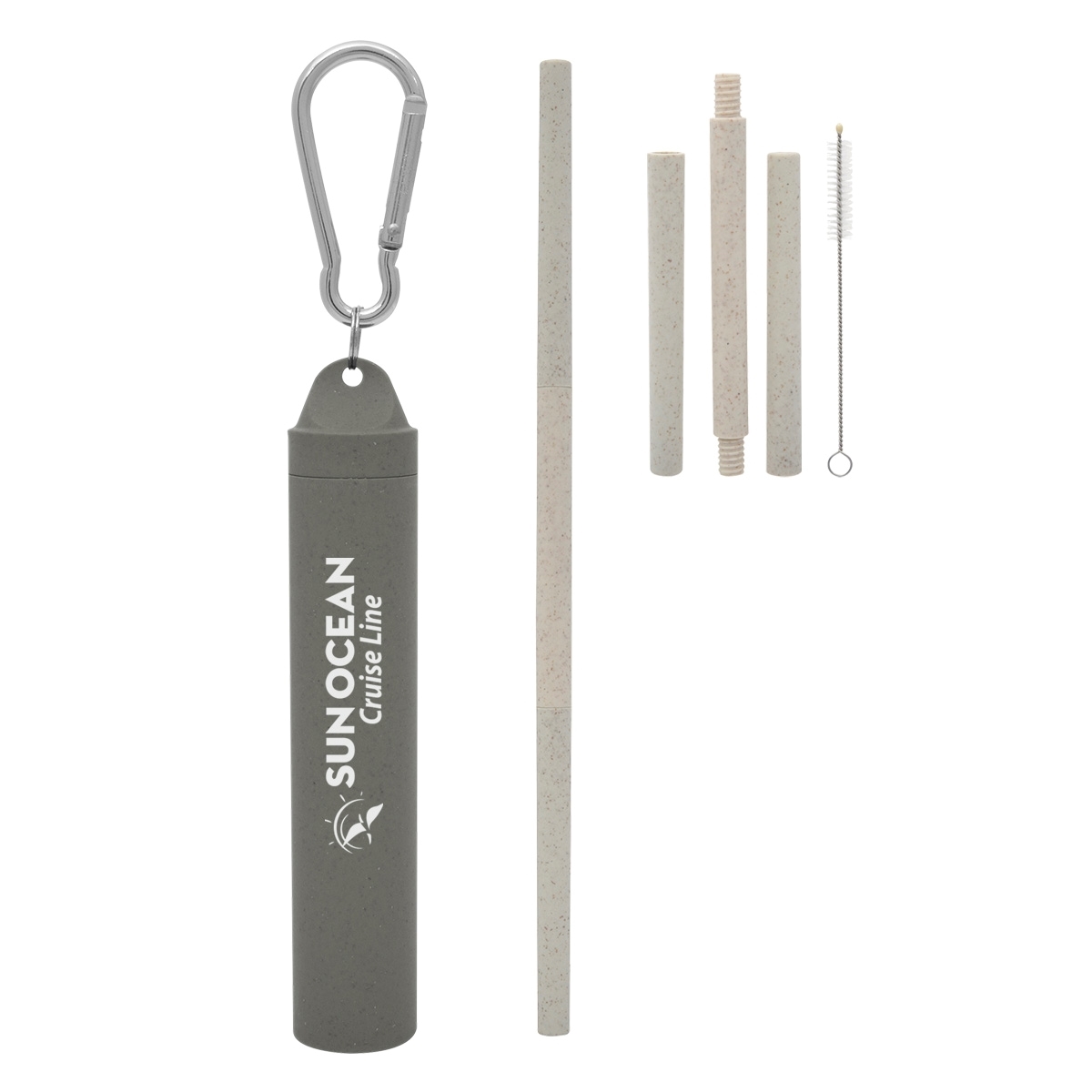 Custom Promotional Buildable Wheat Straw Kit in Travel Case