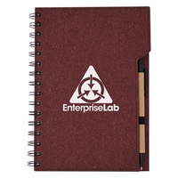 Custom Imprinted Red Inspire Spiral Notebook