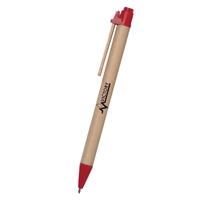 Promotional Custom Red Eco Inspired Pen