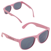 Promotional Custom Pink Wheat Straw Sunglasses