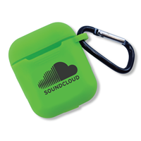 Custom Printed Lime Green Silicone Airpod Cover