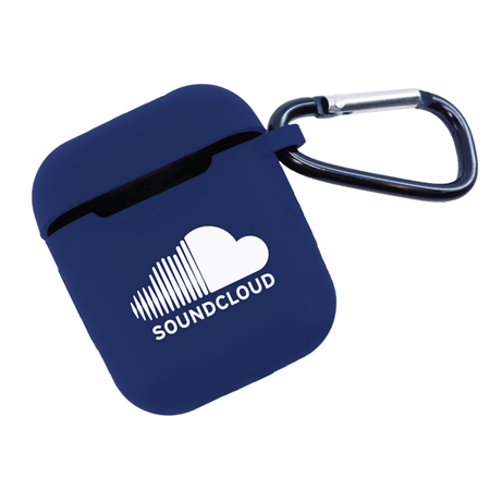 Custom Navy Blue Silicone Airpod Cover