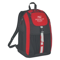 Promotional Deluxe Backpack in Red