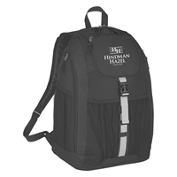 Custom Printed Black Deluxe Backpack