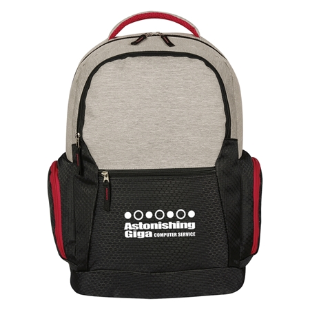 Custom Promotional Urban Laptop Backpack in Red