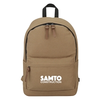 Custom Promotional 100% Cotton Backpack in Beige