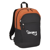 Promotional Tahoe Heathered Backpack in Orange