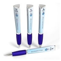 Custom Full Color Ad Pen in Dark Blue