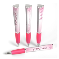 Custom Promotional Ad Pen in Pink by WithLogos	
