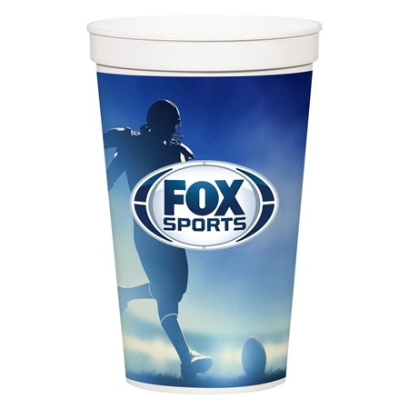 Custom Promotional 32 oz. Full Color Stadium Cup