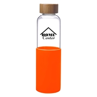 Promotional Orange 18 oz. James Glass Bottle