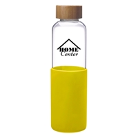 Yellow Promotional 18 oz. James Glass Bottle