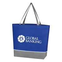 Promotional Royal Blue Non Woven Overtime Tote Bag