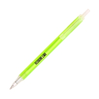 Promotional Light Green Amber Frost Pen