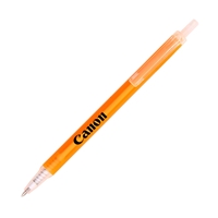 Custom Orange Amber Frost Pen