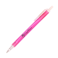 Custom Amber Frost Pen in Pink