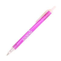 Promotional Custom Purple Amber Frost Pen