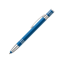 Custom Blue Fiona Satin-Touch Stylus Pen