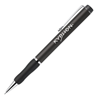 Promotional Matte Black Twist Action Aluminum Ballpoint