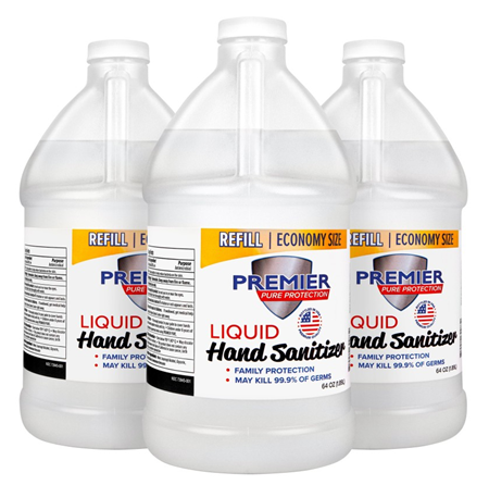 Liquid Hand Sanitizer Refill - 64 oz